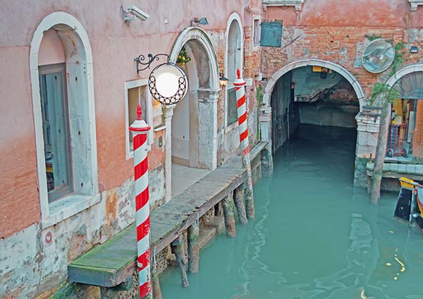 picturesque door in Venice, Italy